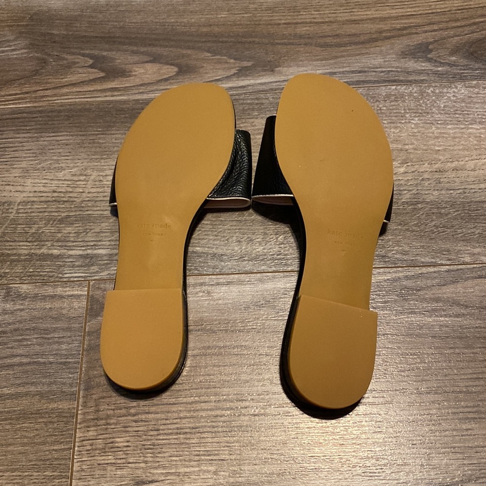 Kate Spade Black Slide Sandals - Picture 4 of 6